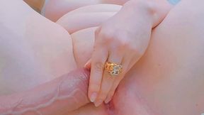 HUGE ORGASM!! She begged to come on my cock