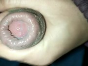 Cum after cum till no more cum leaks out - 4 orgasms - emptied balls