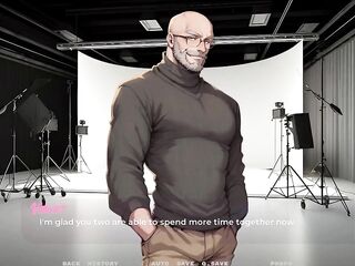 My New Girlfriend [ Taboo Manga Game ] Ep.34 My GF Do a Sexy Secretary Role Play Photoshoot with a Stranger!