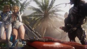 Susan Storm & Emma Frost  - Noob's Threesome Reward for Saving the Girls