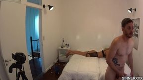 camera angle 2 of full sex educations series behind the scenes with cherry kiss