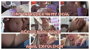GIANTESS - ACCIDENTAL VORE - ANAL EXPULSION - BURPS