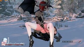 Gamer gets a bone-piercing thrill from cosplay succubus
