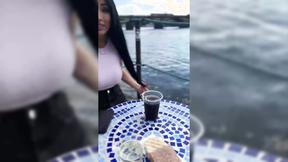 ”Lovely Afternoon Date In Prague With Brunette Babe Clea Gaultier”