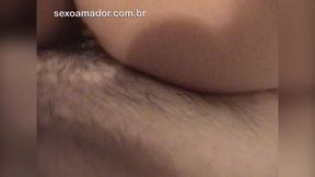 Boy fucks girlfriend from behind and films everything with cell phone in hand