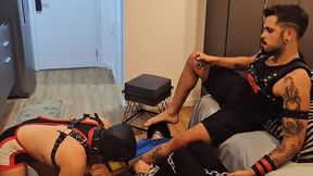 Dom Icaro and His Submissive Capture Tonny and Tie Him Up (1080p) Gay Bondage - Gay Domination - Chains - Foot Fetish - BDSM