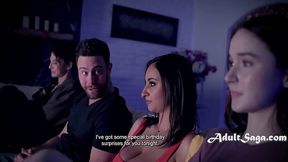 Horrid Step Father Fucks ALL His FEMALE FRIENDS - Seth Hazel Moore, Liz Jordan, Hailey Rose, Nick Strokes