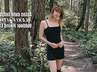 Asian Cute Ladyboy Pantyhose Outdoor Exposure