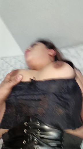 Hot stunning big tits milf anal fucked in the bedroom   Clip 2