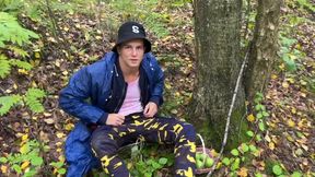 A Guy Followed a Cute Guy in the Woods and Caught Him Jerking off