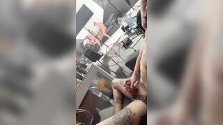 I lie down, smoke and see my lover got banged!