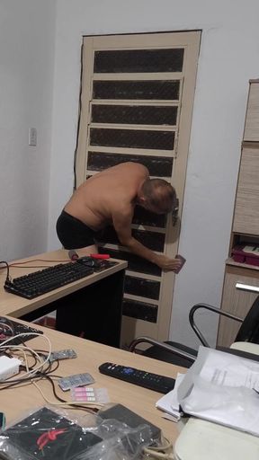 Hot Mature Man Showing off Naked