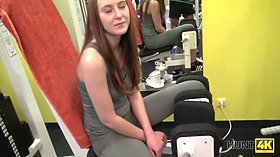 HUNT4K. Attractive girl and her cuckold BF couldn't say...