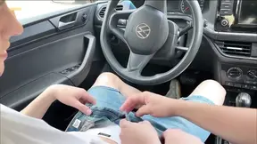 A Young Bitch Is Fucked in the Car