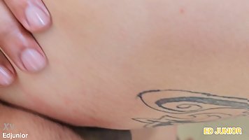 Inked Latina slut Nadja Martinez gets her big ass fucked DGS