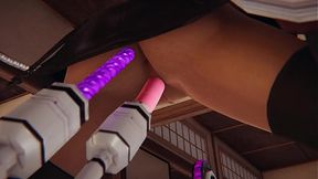Final Fantasy 7 Remake - Tifa Lockhart in sensual device - 3D Porn