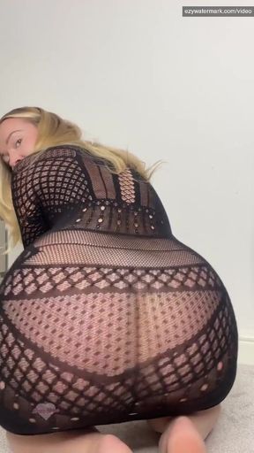Butt Plug and Dildo Riding DP