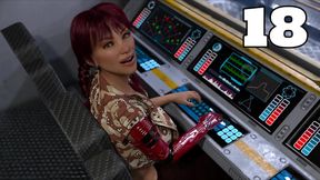 Flirty Half-Robot Teen Seduces Astronaut With Busty Curves & Giant Tits