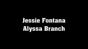 jessie fontana and alyssa branch share facial cumshot