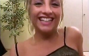 Dirty geman blonde gets gangbanged