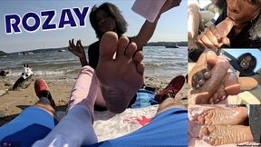 Footjob, Blowjob, Cum on Soles!