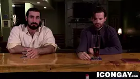 Brendan enjoys getting a blow from a man