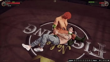 Aine O&#039_Rackie VS Gigi (Naked Fighter 3D)