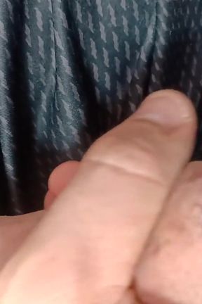 Tight Foreskin Large Cock Play - Playing with My Uncut Foreskin Phimosis Cock