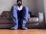 スーツ男子の変態オナニー