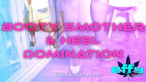 Booty Smother & Heel Domination POV Humiliation by Mistress Effy