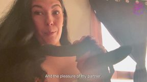 French Pegging - Double Vibrating Strapon: I Tie Him up and Fuck His Ass in POV