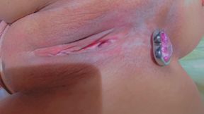 JOI POV - Girl uses dildo in anal masturbation, do you want to fuck me?