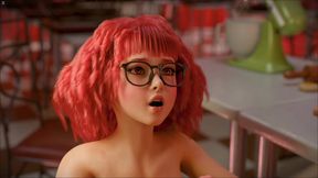 18 Plus Petite Japanese Stepsister Giving My Cock Handjob