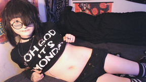 Small Goth Titrub &amp; Jerkoff
