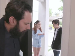 horny stepdad fucks tiny stepdaughter