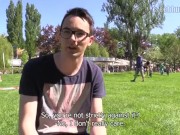 CZECH HUNTER 355 -  Twink Gets Picked Up From The Park & Gets His Hairy Ass Drilled