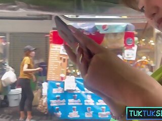 Busty Thai MILF is always very busy spending time with customers