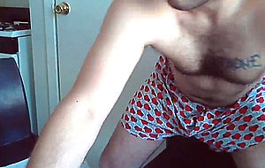 Curly haired tattooed cock sucking slut gets fucked doggy style