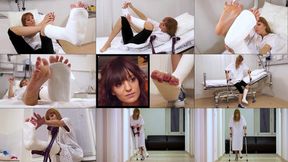 Hugi Term SLC Crutch Practicing at the Clinic (in HD 1920X1080)