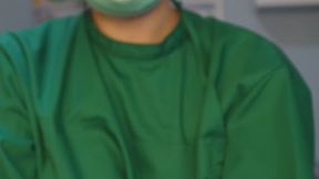 4 min POV Dr. Luna performs a prostate exam and collects a sperm sample as well Wearing: Green Surgical gown, surgical mask, and white surgical gloves