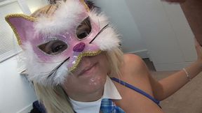 white kitty karlie simon gets double penetrated