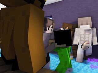 Our Secret College Club / Minecraft Homo Porn