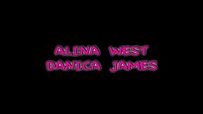 alina west scissors danica james in lesbian 69