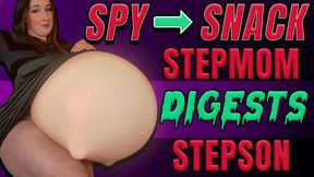 Spy Turned Snack: Dominant Stepmom Swallows and Digests Naughty Stepson in Taboo Vore Fantasy