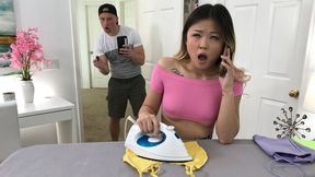 Good Asian teen Lulu Chu nicely fucked in the missionary pose