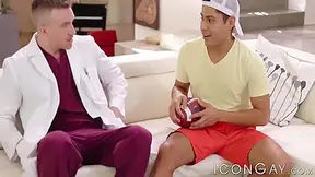 Calix Rivera, Doctor Nick And Nick Fitt In Twink Fucked Raw By Stud Fitt