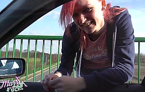 Marryfox, autobahn public-fick dreister gehts nicht