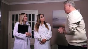 Slutty Doctors Helps Patient with Swollen Cock