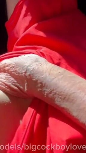 A Passerby Daddy Sucked My Big Cock and Fucked Me Rough in a Taxi, a Public Femboy Cruise!