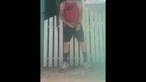 Quick Outdoor Cumshot From Jockdad87